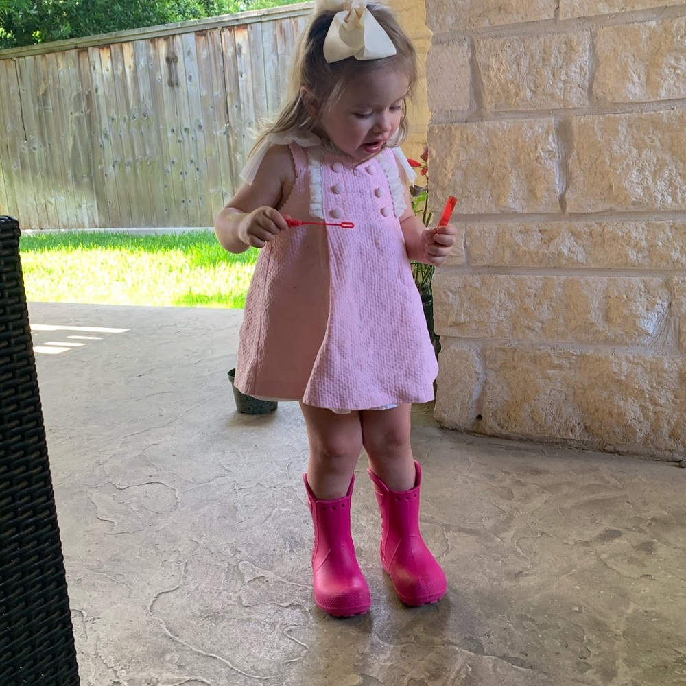 Crocs toddler rain boots!
